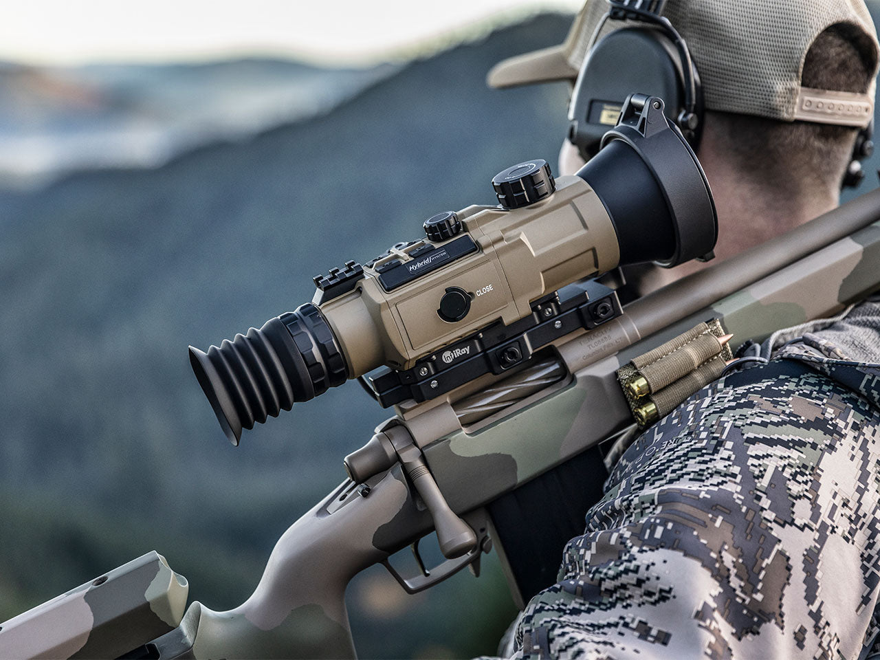 InfiRay Outdoor RICO HYBRID 640 75mm Thermal Scope HYH75W W/ FREE LRF
