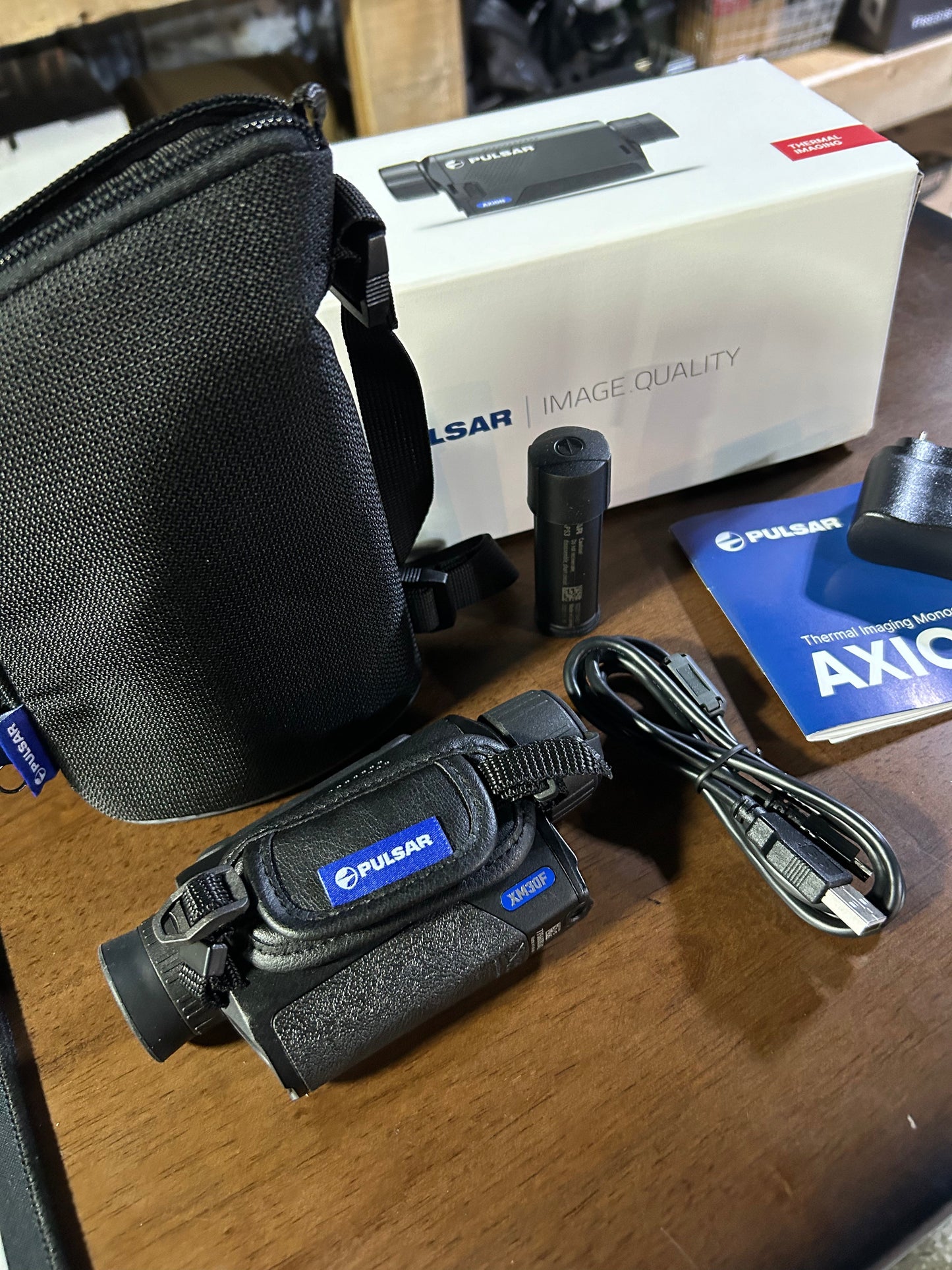 🔥 Sale Pulsar Axion XM30F Thermal Monocular #PL77473 W/ FREE Helmet Mount