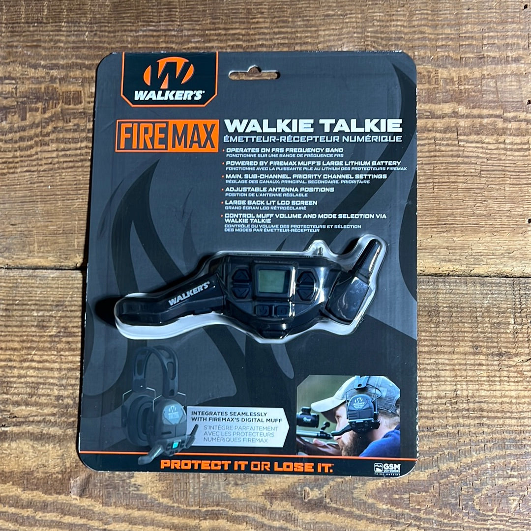 Walkers Firemax Muff Walkie Talkie