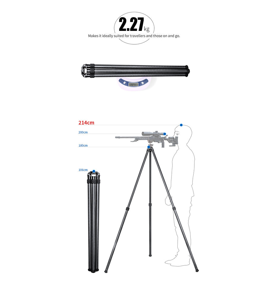 Leofoto SO-362C SOAR Series Carbon Fiber Tripod Inverted Legs