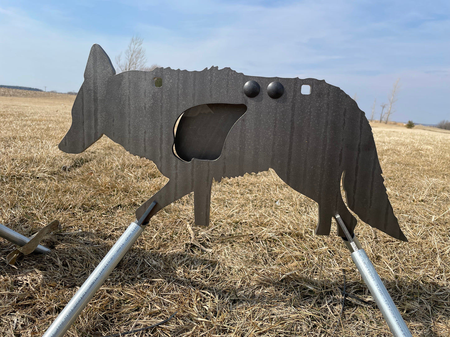 Baby AR500 Coyote Target W/ REACTIVE Vital
