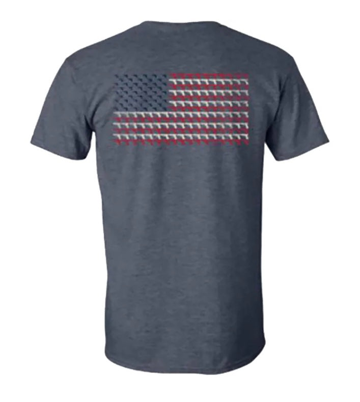 Sale Glock Men’s Pistol Flag T-Shirt