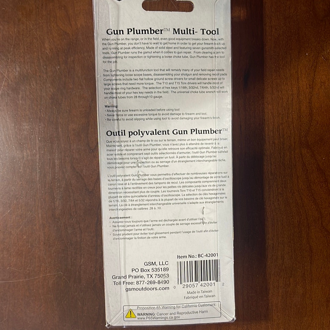 Gun Plumber Multi Tool
