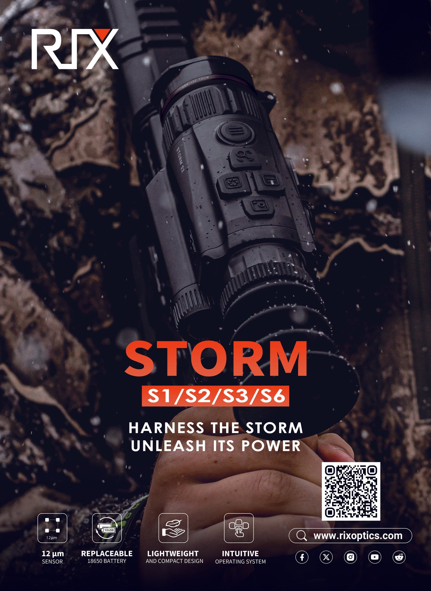 🔥 Sale RIX Storm S6 Thermal Imaging Scope 640 Unit