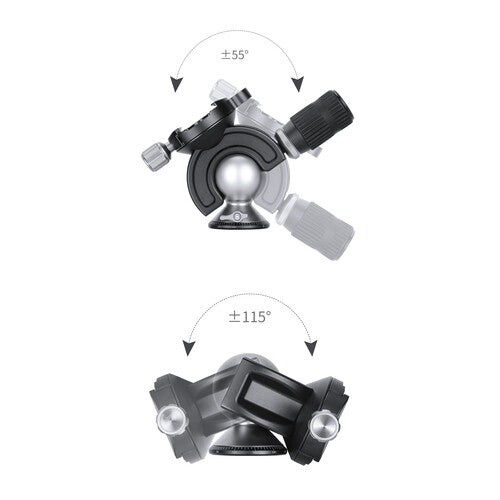 Leofoto MH60 Magic Ball Head W/ Handlebar Control Arca