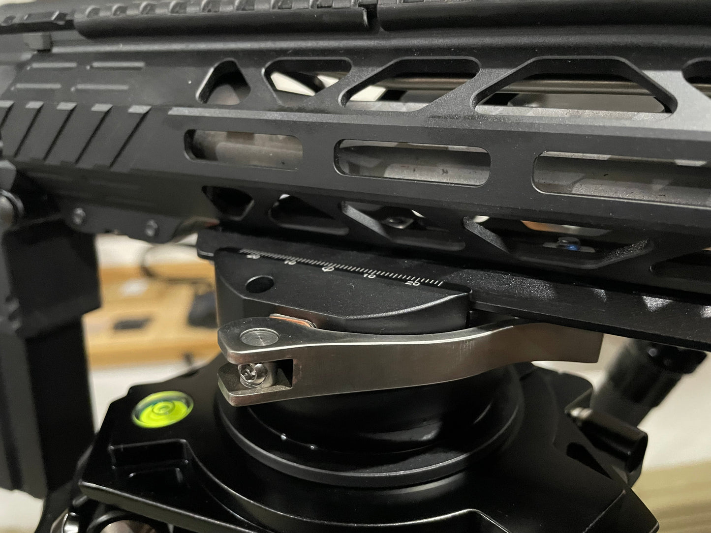ShineWee M- 140L Arca Rail 5.51” MLOK Tripod Mount Adapter, for Rifle Tripod Ballhead Quick Release Plate